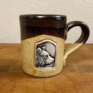 VTG Cold Mountain Pottery Montana Bear Stoneware Coffee Mug - Rustic Brown Cabin
